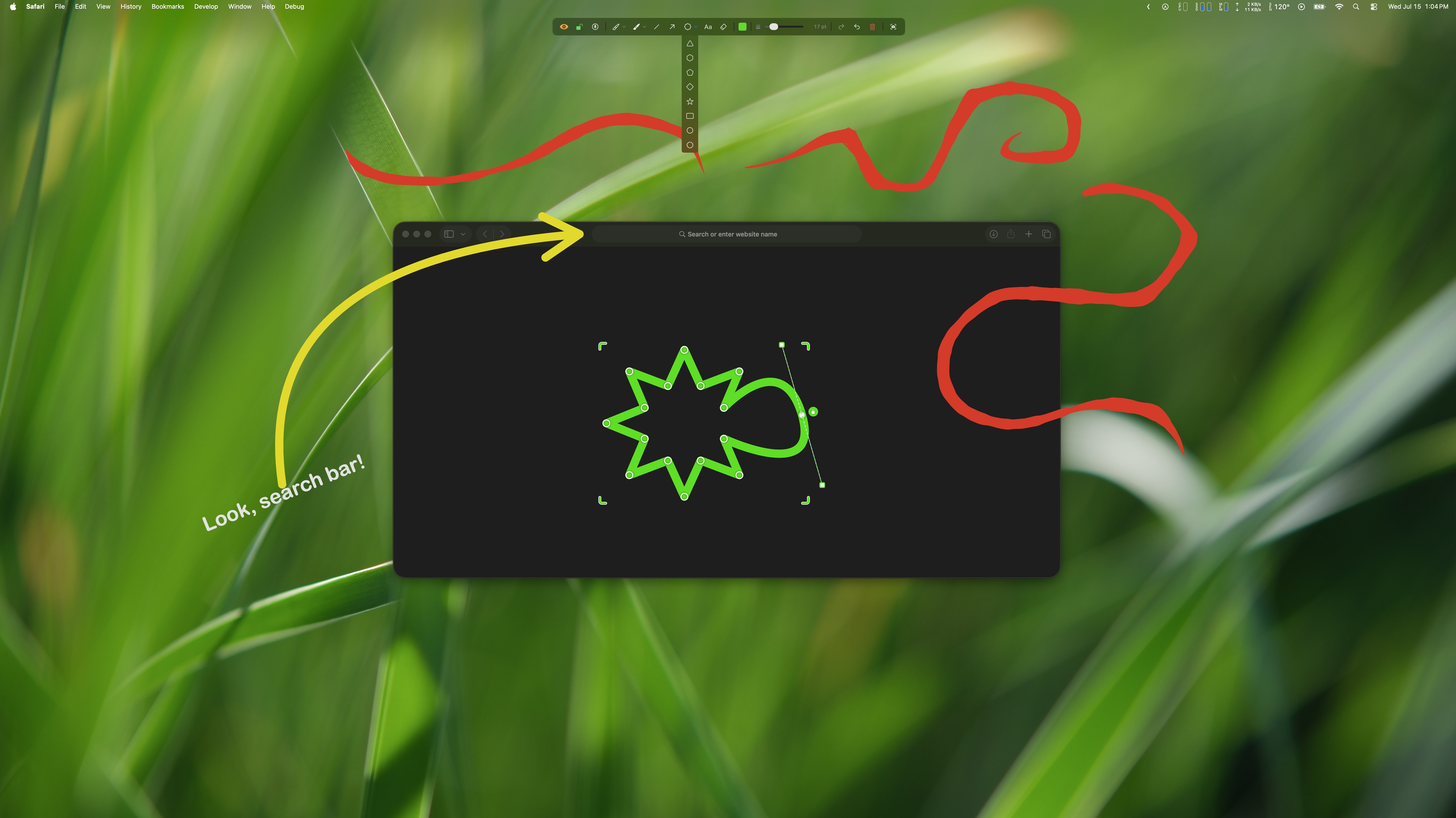 Screen Marker callouts